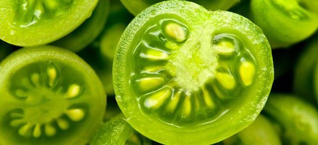 Pomodori verdi per le vene varicose