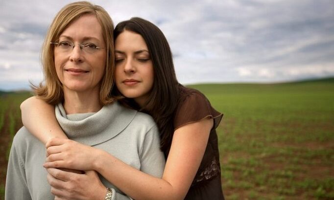 madre e figlia con vene varicose